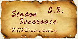 Stojan Keserović vizit kartica